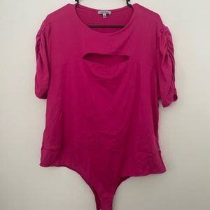 White Birch plus size bodysuit